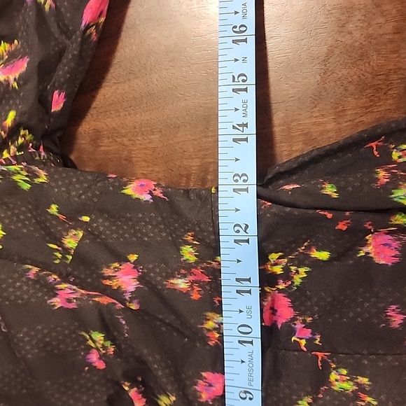 Pam & Gela Neon Ditsy Dress sz Small - Picture 12 of 15